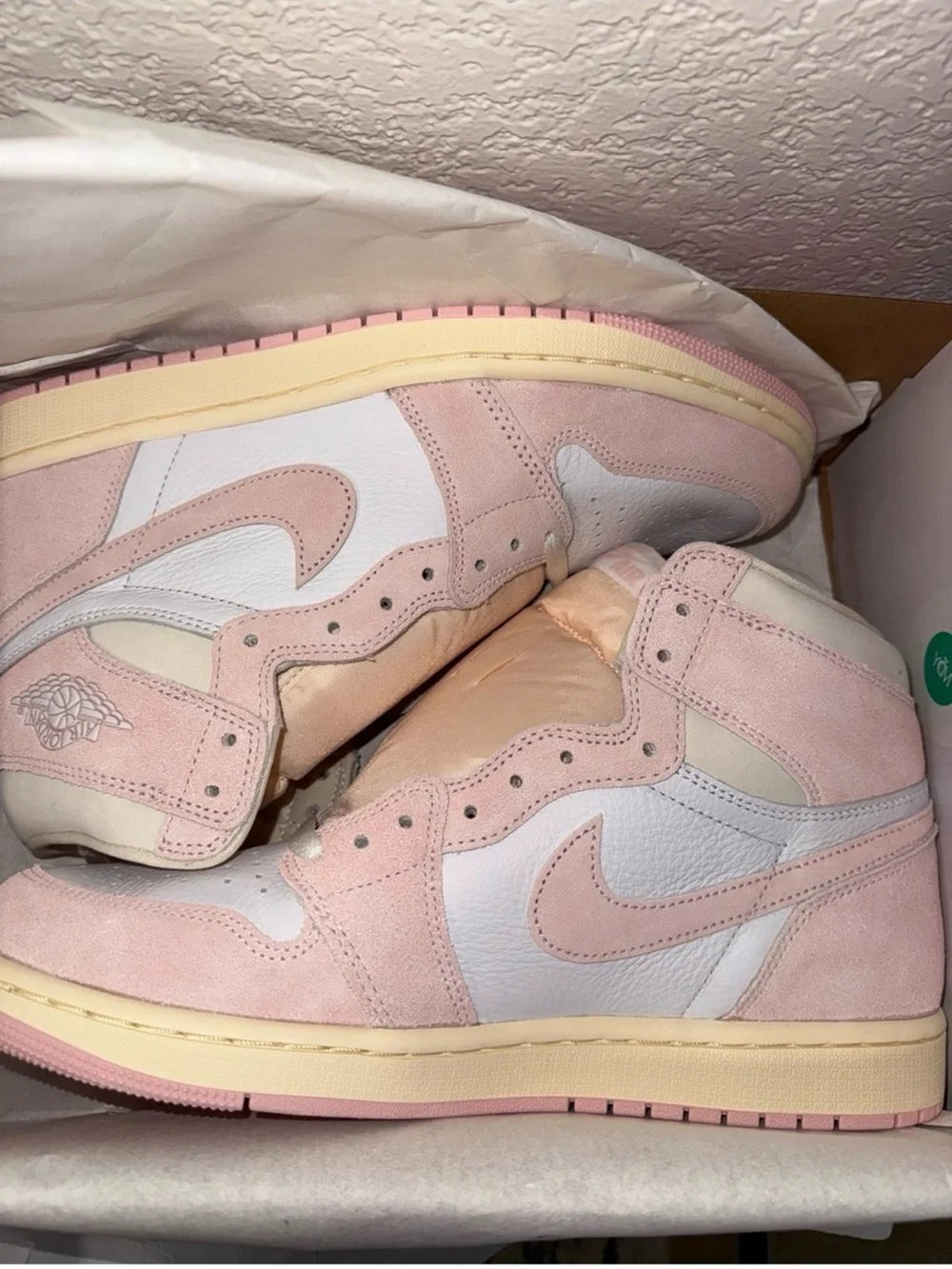 Nike Air Jordan 1 Washed Pink - Pink/White/Cream